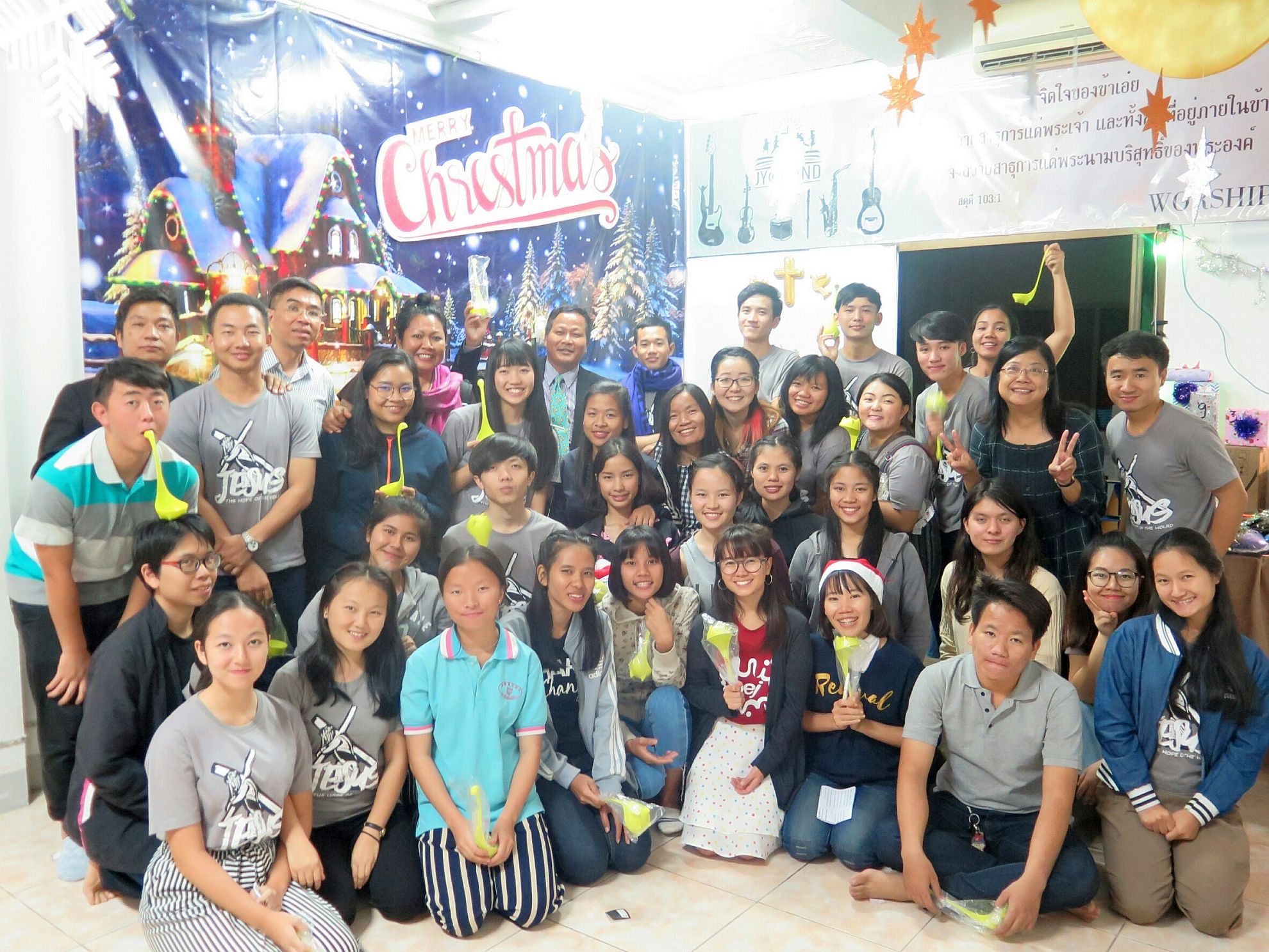 智慧逸蘭佈道所聖誕晚會後留影